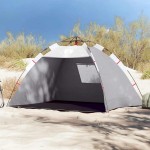 vidaXL Cort camping 2 persoane gri impermeabil setare rapidă vidaXL Cort camping 2 persoane gri impermeabil setare rapidă
