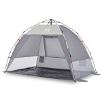 vidaXL Cort camping 2 persoane gri impermeabil setare rapidă vidaXL Cort camping 2 persoane gri impermeabil setare rapidă