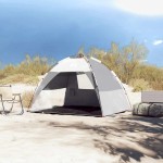 vidaXL Cort camping 2 persoane gri impermeabil setare rapidă vidaXL Cort camping 2 persoane gri impermeabil setare rapidă