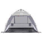 vidaXL Cort camping 2 persoane gri impermeabil setare rapidă vidaXL Cort camping 2 persoane gri impermeabil setare rapidă