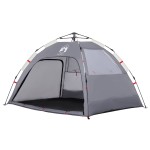 vidaXL Cort camping 2 persoane gri impermeabil setare rapidă vidaXL Cort camping 2 persoane gri impermeabil setare rapidă