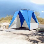 vidaXL Cort camping 4 persoane albastru azur impermeabil setare rapidă vidaXL Cort camping 4 persoane albastru azur impermeabil setare rapidă