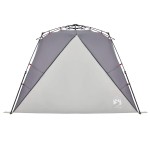 vidaXL Cort camping 4 persoane gri impermeabil setare rapidă