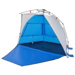 vidaXL Cort camping 2 persoane albastru azur impermeabil setare rapidă vidaXL Cort camping 2 persoane albastru azur impermeabil setare rapidă