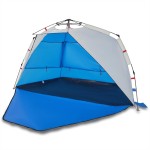 vidaXL Cort camping 3 persoane albastru azur impermeabil setare rapidă vidaXL Cort camping 3 persoane albastru azur impermeabil setare rapidă