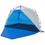 vidaXL Cort camping 3 persoane albastru azur impermeabil setare rapidă vidaXL Cort camping 3 persoane albastru azur impermeabil setare rapidă