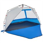 vidaXL Cort camping 3 persoane albastru azur impermeabil setare rapidă vidaXL Cort camping 3 persoane albastru azur impermeabil setare rapidă