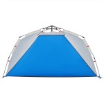 vidaXL Cort camping 3 persoane albastru azur impermeabil setare rapidă vidaXL Cort camping 3 persoane albastru azur impermeabil setare rapidă