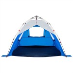 vidaXL Cort camping 3 persoane albastru azur impermeabil setare rapidă vidaXL Cort camping 3 persoane albastru azur impermeabil setare rapidă