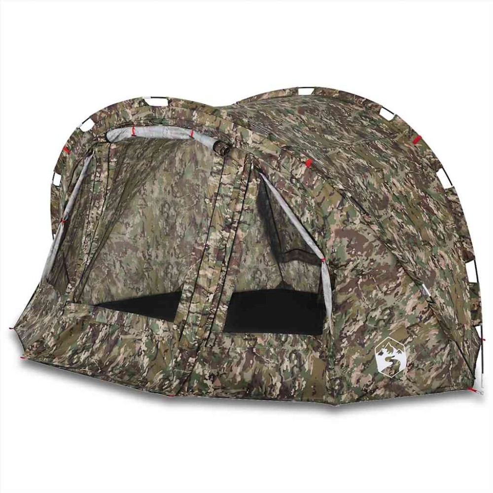 vidaXL Cort de pescuit pentru 4 persoane, camuflaj, impermeabil