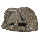 vidaXL Cort de pescuit pentru 4 persoane, camuflaj, impermeabil