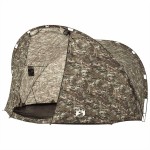 vidaXL Cort de pescuit pentru 5 persoane, camuflaj, impermeabil