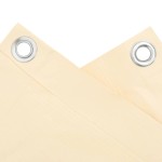 vidaXL Paravan de balcon, crem, 600x75 cm, PVC