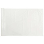 vidaXL Paravan de balcon, alb, 400x75 cm, PVC vidaXL Paravan de balcon, alb, 400x75 cm, PVC