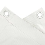 vidaXL Paravan de balcon, alb, 600x75 cm, PVC vidaXL Paravan de balcon, alb, 600x75 cm, PVC
