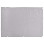 vidaXL Paravan de balcon, gri, 500x90 cm, PVC vidaXL Paravan de balcon, gri, 500x90 cm, PVC