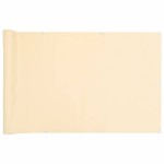 vidaXL Paravan de balcon, crem, 500x120 cm, PVC
