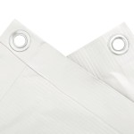 vidaXL Paravan de balcon, alb, 800x120 cm, PVC