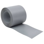 vidaXL Paravane de grădină, 10 buc., gri, 252,5x19 cm, PVC vidaXL Paravane de grădină, 10 buc., gri, 252,5x19 cm, PVC