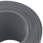 vidaXL Paravane de grădină, 10 buc., gri, 252,5x19 cm, PVC vidaXL Paravane de grădină, 10 buc., gri, 252,5x19 cm, PVC