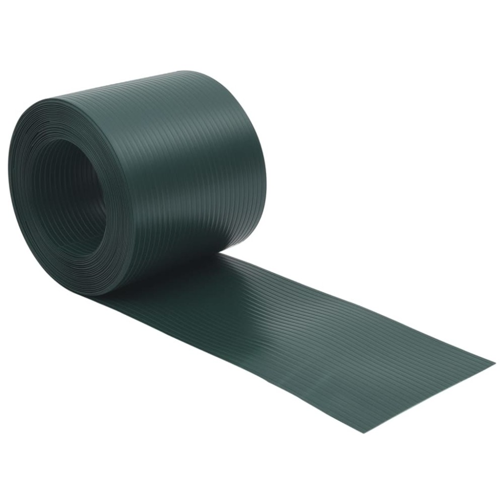 vidaXL Paravane de grădină, 10 buc., verde, 252,5x19 cm, PVC