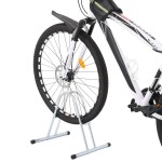 vidaXL Suport 1 bicicletă de podea de sine stătător, oțel galvanizat vidaXL Suport 1 bicicletă de podea de sine stătător, oțel galvanizat