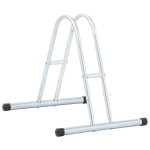 vidaXL Suport 1 bicicletă de podea de sine stătător, oțel galvanizat vidaXL Suport 1 bicicletă de podea de sine stătător, oțel galvanizat