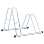 vidaXL Suport pentru 2 biciclete de sine stătător, oțel galvanizat vidaXL Suport pentru 2 biciclete de sine stătător, oțel galvanizat