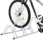 vidaXL Suport de sine stătător pentru 4 biciclete, oțel galvanizat vidaXL Suport de sine stătător pentru 4 biciclete, oțel galvanizat