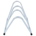 vidaXL Suport de sine stătător pentru 4 biciclete, oțel galvanizat vidaXL Suport de sine stătător pentru 4 biciclete, oțel galvanizat