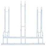 vidaXL Suport de sine stătător pentru 3 biciclete, oțel galvanizat vidaXL Suport de sine stătător pentru 3 biciclete, oțel galvanizat