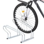 vidaXL Suport pentru 2 biciclete de sine stătător, oțel galvanizat vidaXL Suport pentru 2 biciclete de sine stătător, oțel galvanizat
