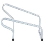 vidaXL Suport pentru 2 biciclete de sine stătător, oțel galvanizat vidaXL Suport pentru 2 biciclete de sine stătător, oțel galvanizat
