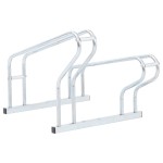 vidaXL Suport pentru 2 biciclete de sine stătător, oțel galvanizat vidaXL Suport pentru 2 biciclete de sine stătător, oțel galvanizat