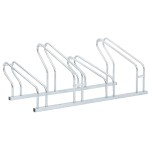 vidaXL Suport de sine stătător pentru 4 biciclete, oțel galvanizat vidaXL Suport de sine stătător pentru 4 biciclete, oțel galvanizat