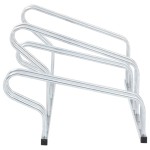 vidaXL Suport de sine stătător pentru 4 biciclete, oțel galvanizat vidaXL Suport de sine stătător pentru 4 biciclete, oțel galvanizat