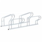 vidaXL Suport de sine stătător pentru 4 biciclete, oțel galvanizat vidaXL Suport de sine stătător pentru 4 biciclete, oțel galvanizat