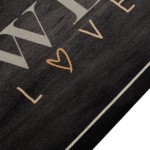 vidaXL Covor de bucătărie lavabil, text Coffee, 60x300 cm, catifea vidaXL Covor de bucătărie lavabil, text Coffee, 60x300 cm, catifea