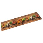 vidaXL Covor de bucătărie lavabil Spices, 60x180cm, catifea vidaXL Covor de bucătărie lavabil Spices, 60x180cm, catifea