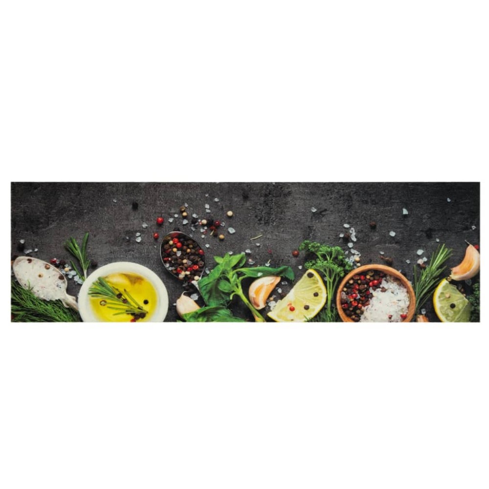 vidaXL Covor de bucătărie lavabil Spices, 45x150 cm, catifea