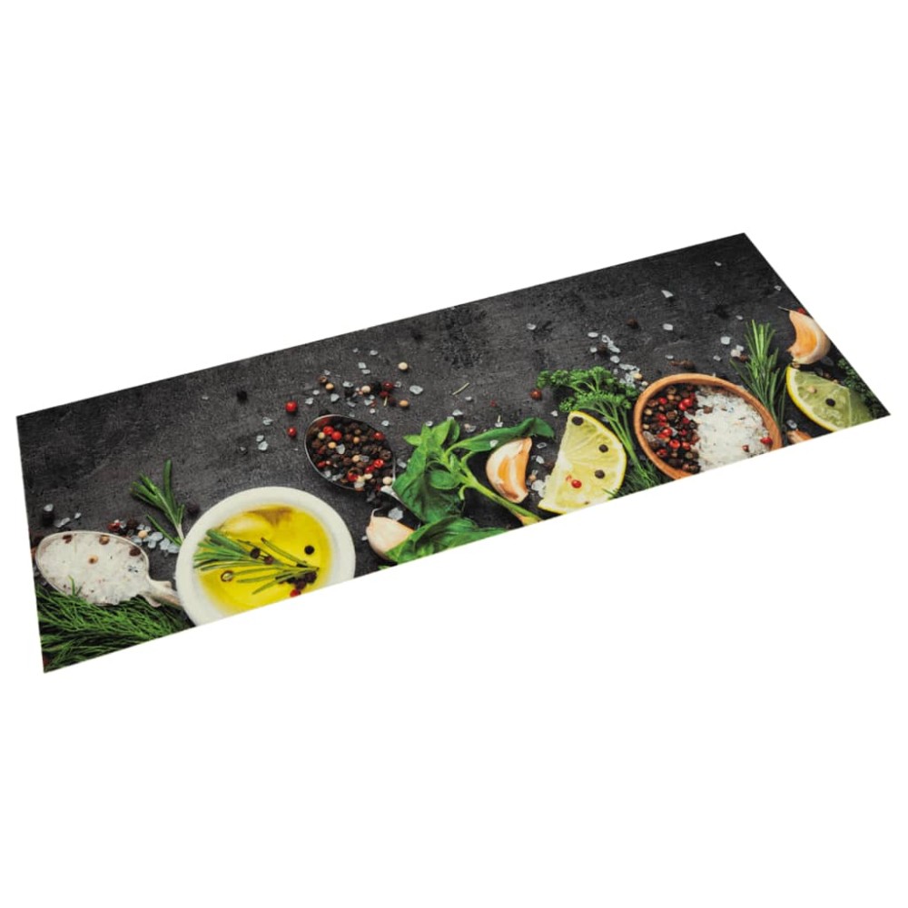 vidaXL Covor de bucătărie lavabil Spices, 45x150 cm, catifea