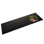 vidaXL Covor de bucătărie lavabil Spices, 45x150 cm, catifea vidaXL Covor de bucătărie lavabil Spices, 45x150 cm, catifea