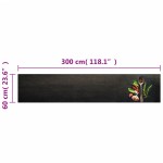 vidaXL Covor de bucătărie lavabil Spices, 60x300 cm, catifea vidaXL Covor de bucătărie lavabil Spices, 60x300 cm, catifea