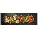 vidaXL Covor de bucătărie lavabil Spices, 60x180cm, catifea vidaXL Covor de bucătărie lavabil Spices, 60x180cm, catifea