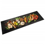 vidaXL Covor de bucătărie lavabil Spices, 60x180cm, catifea vidaXL Covor de bucătărie lavabil Spices, 60x180cm, catifea