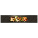 vidaXL Covor de bucătărie lavabil Spices, 60x300 cm, catifea vidaXL Covor de bucătărie lavabil Spices, 60x300 cm, catifea