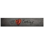 vidaXL Covor de bucătărie lavabil, text Cooking, 60x300 cm, catifea