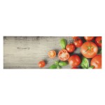 vidaXL Covor de bucătărie lavabil, model roșii, 60x180 cm, catifea vidaXL Covor de bucătărie lavabil, model roșii, 60x180 cm, catifea