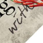 vidaXL Covor bucătărie lavabil, text Cooking/ardei, 60x180 cm, catifea vidaXL Covor bucătărie lavabil, text Cooking/ardei, 60x180 cm, catifea