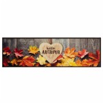 vidaXL Covor de bucătărie lavabil, model toamnă, 45x150 cm, catifea vidaXL Covor de bucătărie lavabil, model toamnă, 45x150 cm, catifea